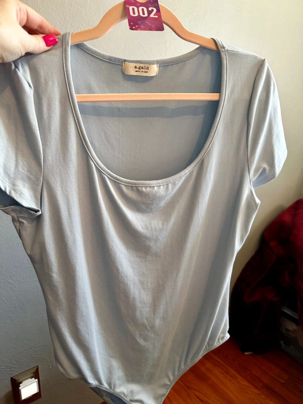 a.gain Light Blue Bodysuit Size 2X